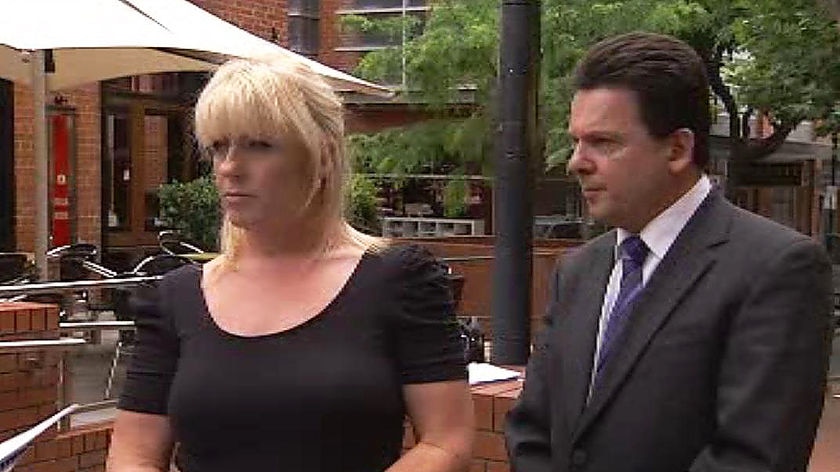Di Gilcrist with Nick Xenophon