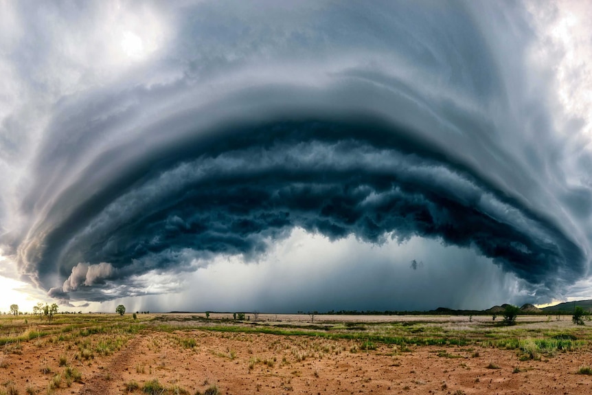 Storm cell over northern Australia