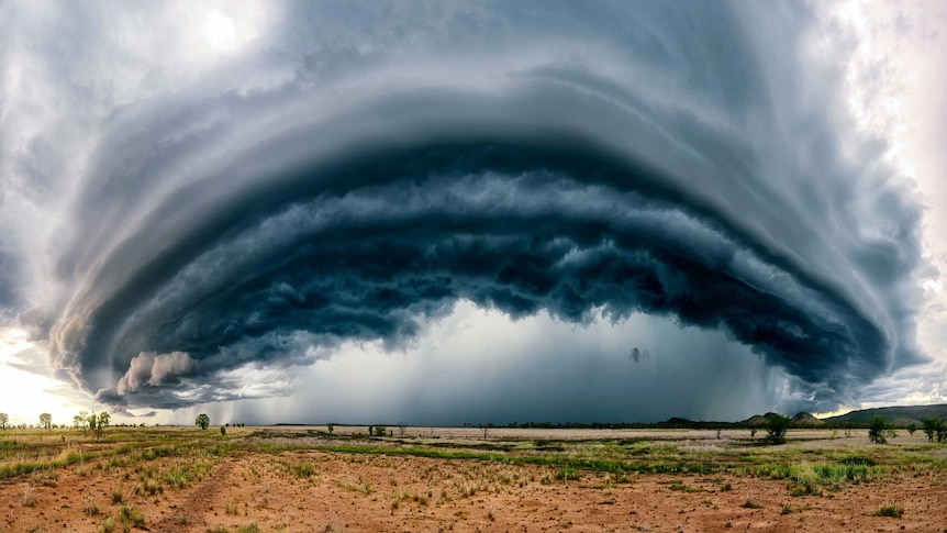 Storm cell over northern Australia