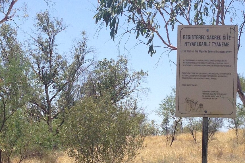 Registered sacred site Alice Springs