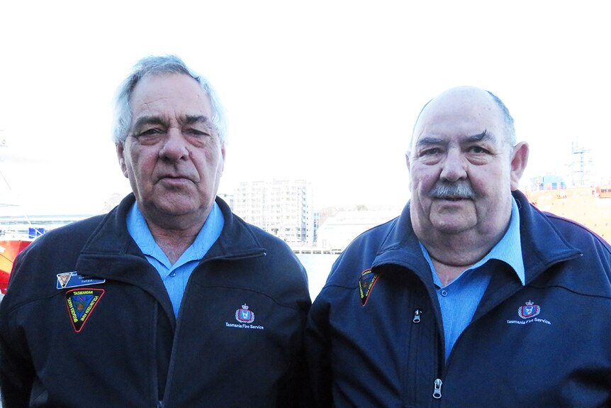 Robert Atkins and Lyndsay Suhr Tas Volunteer Fire Brigades Assoc