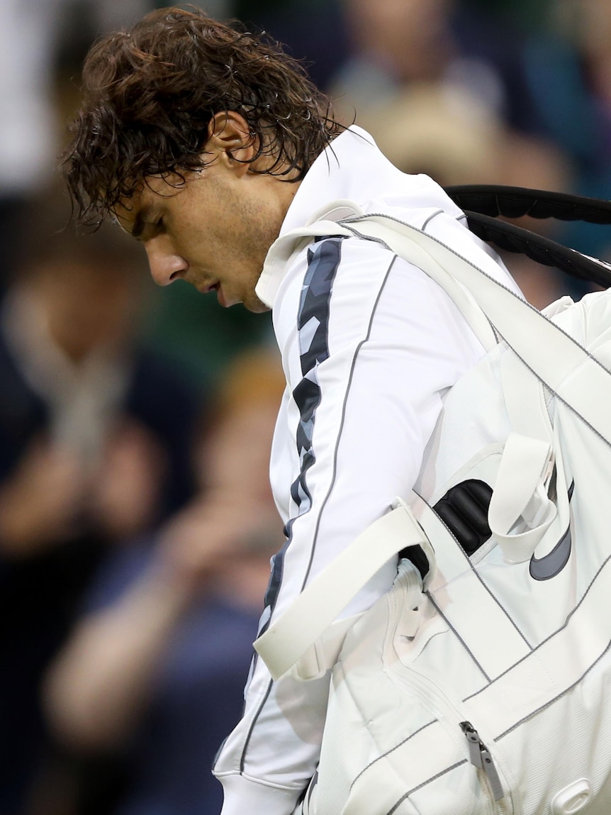 Rafael Nadal's 2012 Wimbledon campaign came to a shocking halt.