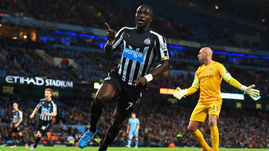 Sissoko celebrates Newcastle's second