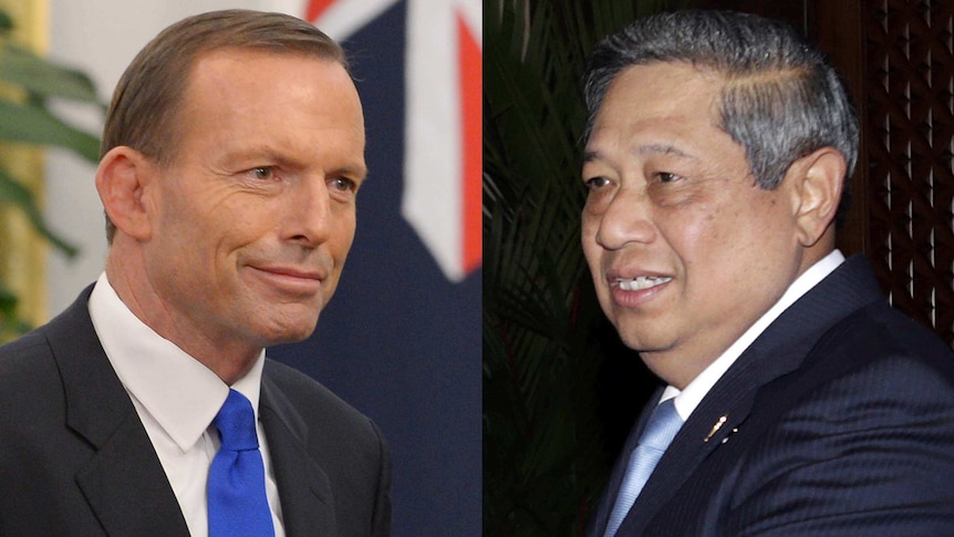 Tony Abbott and Susilo Bambang Yudhoyono