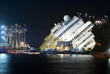 Stricken cruise liner Costa Concordia moves closer to upright
