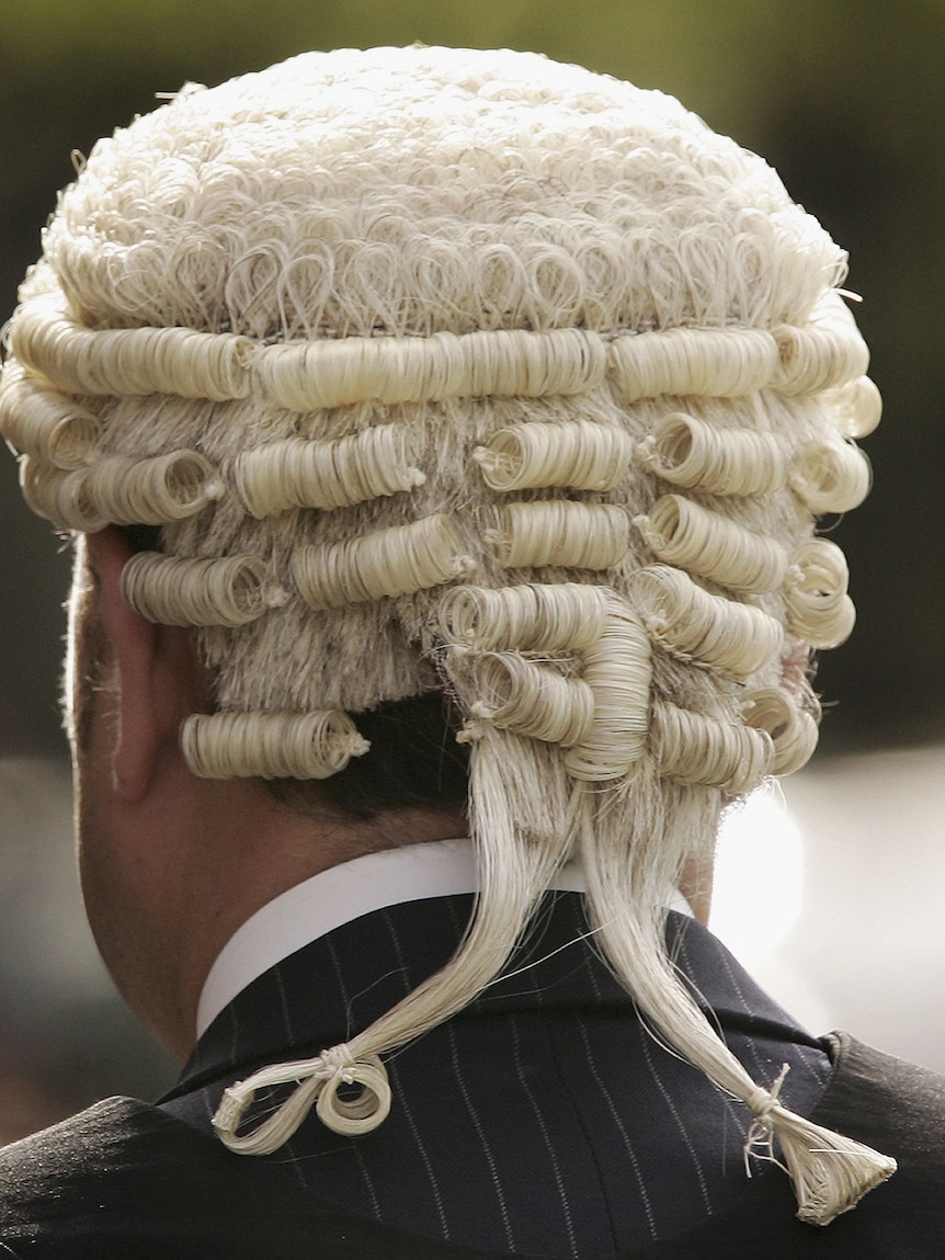 Wigs have been worn in Irish court since about 1660