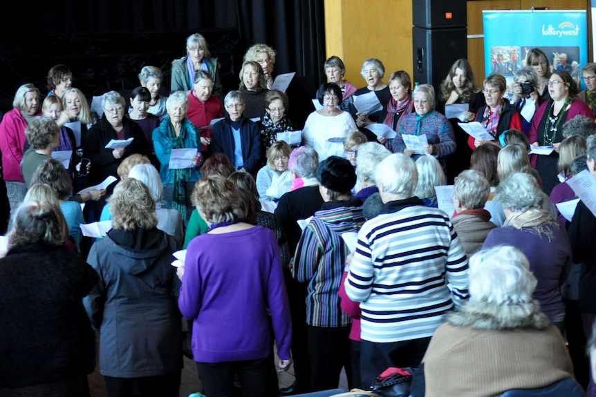 Singers join group workshop