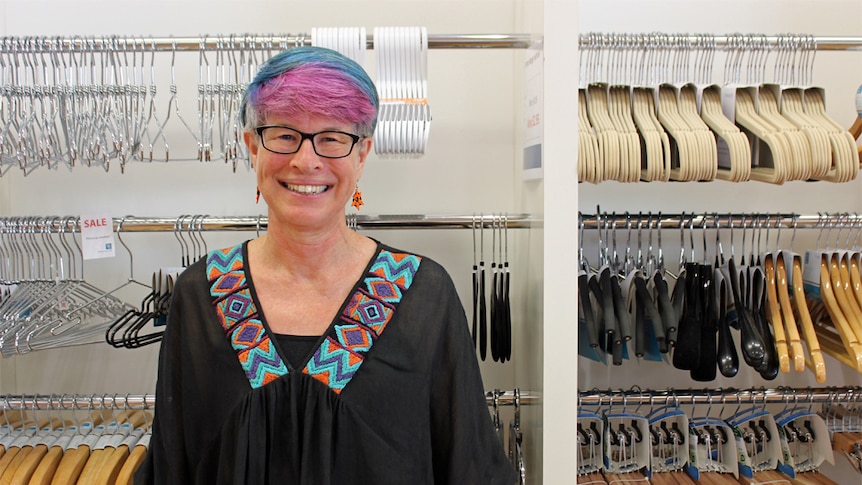 Pam Greet has culled her wardrobe to just 50 items, including shoes, to make a statement about 'fast fashion'.