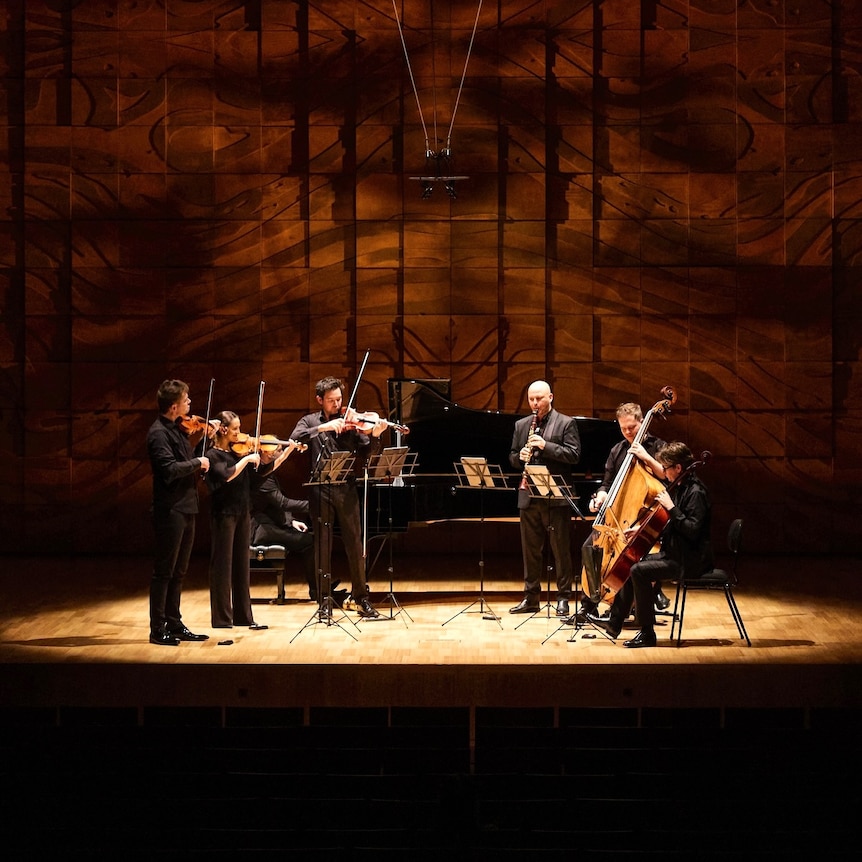 Omega Ensemble performing Alice Chance in the Elisabeth Murdoch Hall, Melbourne Recital Centre.
