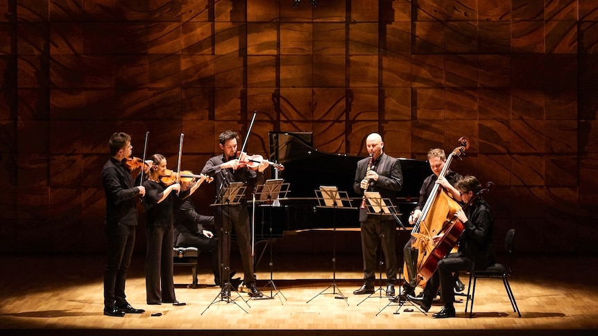 Omega Ensemble performing Alice Chance in the Elisabeth Murdoch Hall, Melbourne Recital Centre.