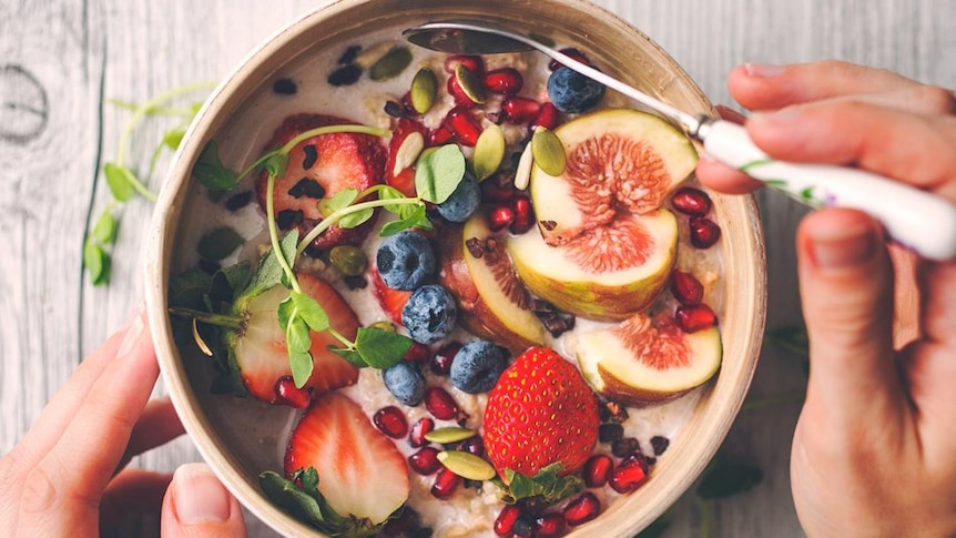 A superfood smoothie bowl