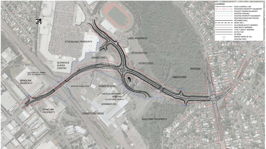 Plans for the Glendale transport interchange.