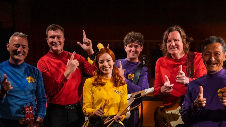 The Wiggles in the Like A Version studio