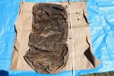 A car seat cover found in a septic tank