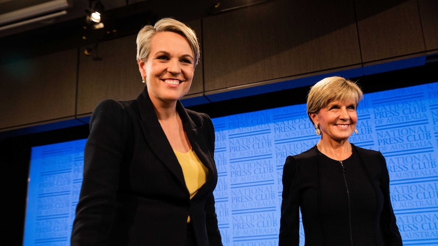 Tanya Plibersek and Julie Bishop