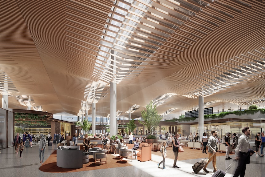 Western Sydney airport interior