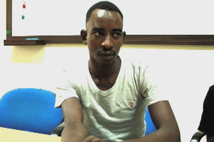 Sudanese asylum seeker Mustafa Ibrahim.