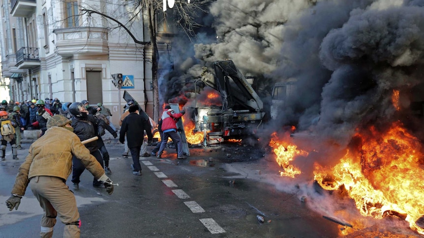 Ukraine protesters