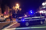 Police counter-terrorism operation in Surry Hills in Sydney.