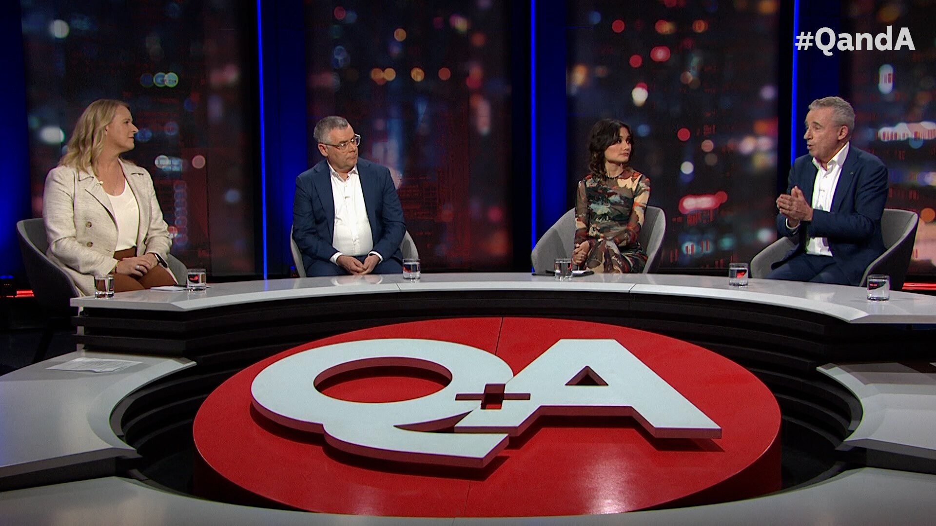 Kylea Tink, Murray Watt, Yasmin Poole and Kevin Hogan on Monday night's Q+A.