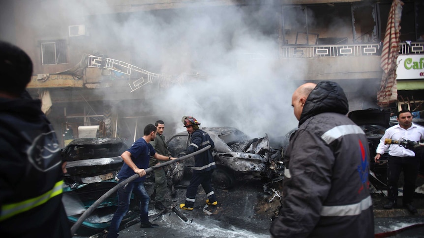 Islamic State claims responsibility for bomb blasts killing 37 in Hezbollah stronghold of Beirut