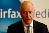 Greg Hywood besied the fairfax media sign