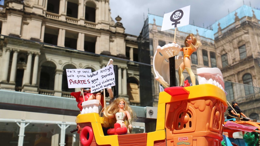 Toys used to protest against Wicked Campers
