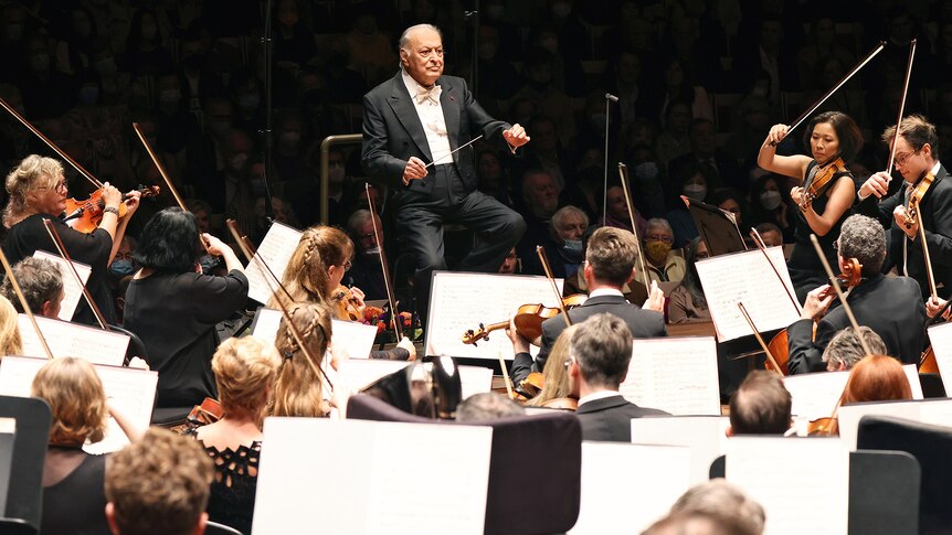 Zubin Mehta conducts the Australian World Orchestra (Source: Prudence Upton)