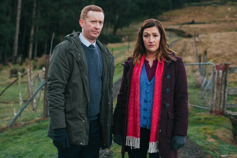 Luke McGregor and Celia Pacquola in Rosehaven