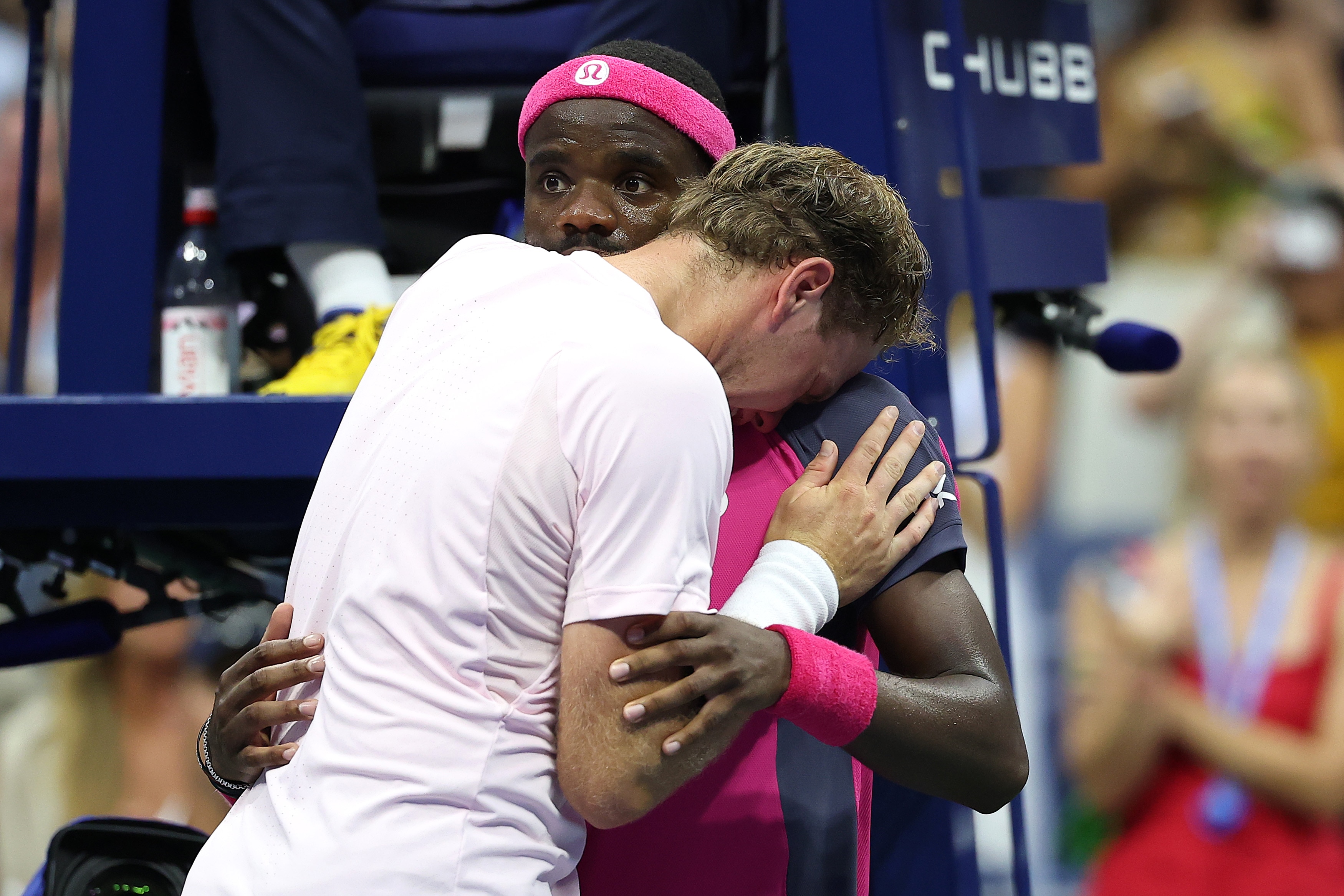 Tears flow as tennis star lets two-set lead slip in first major quarterfinal