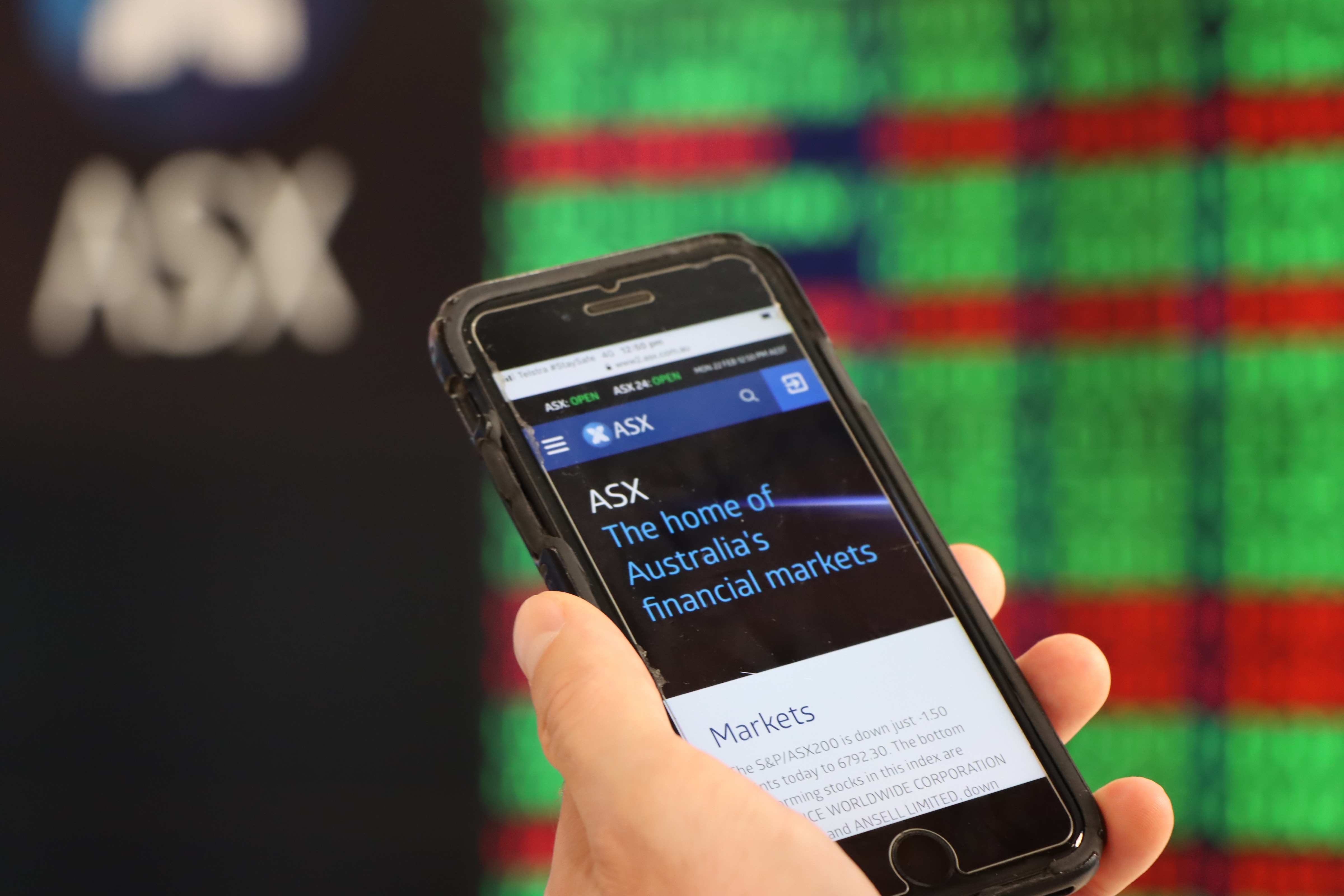 Live: ASX set to fall after Wall Street closed down