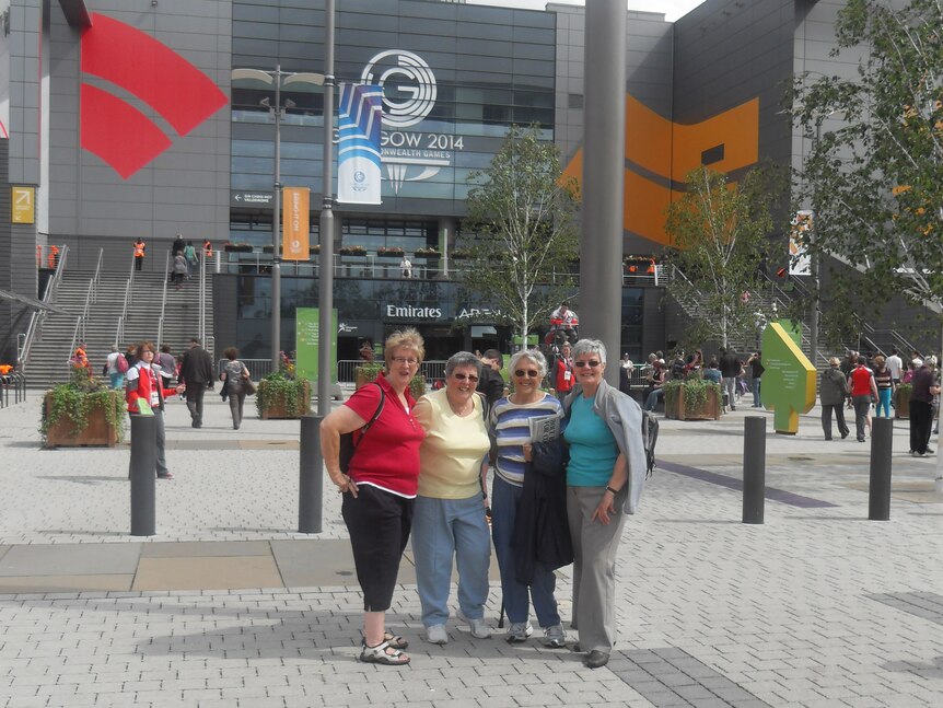 Netball group at 2014 Commonwealth Games Glasgow