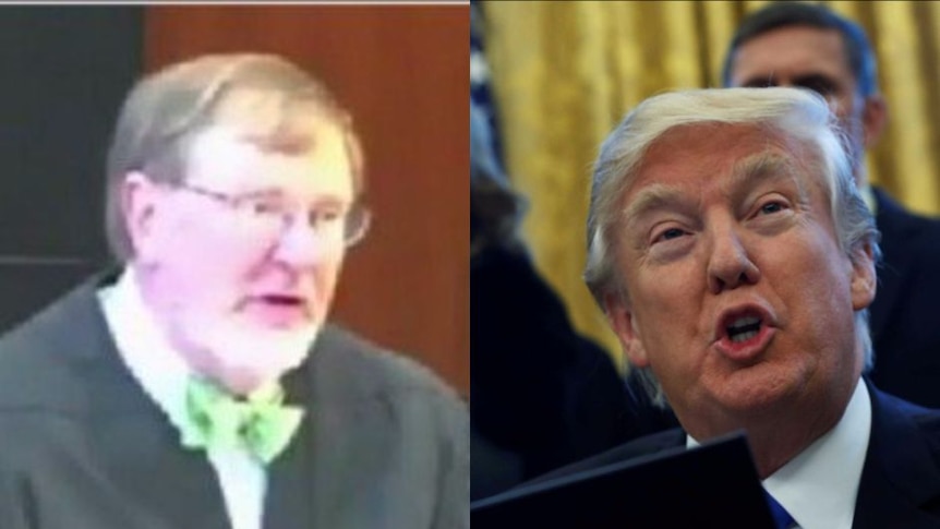 Judge James L Robart and Donald Trump