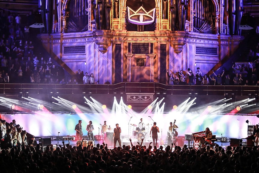 The Cat Empire performing live at London's Royal Albert Hall, 2017