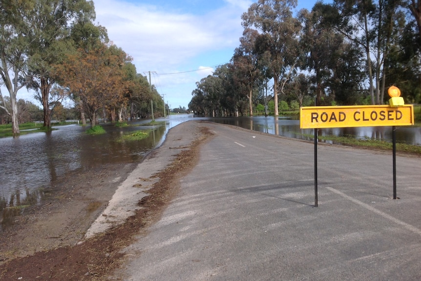 Bedgerabong road in Forbes is closed towards Wyalong.