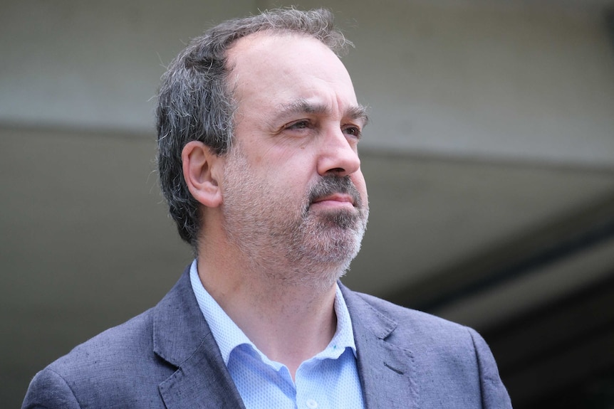 A close-up photo of Victoria's Racing Minister Martin Pakula