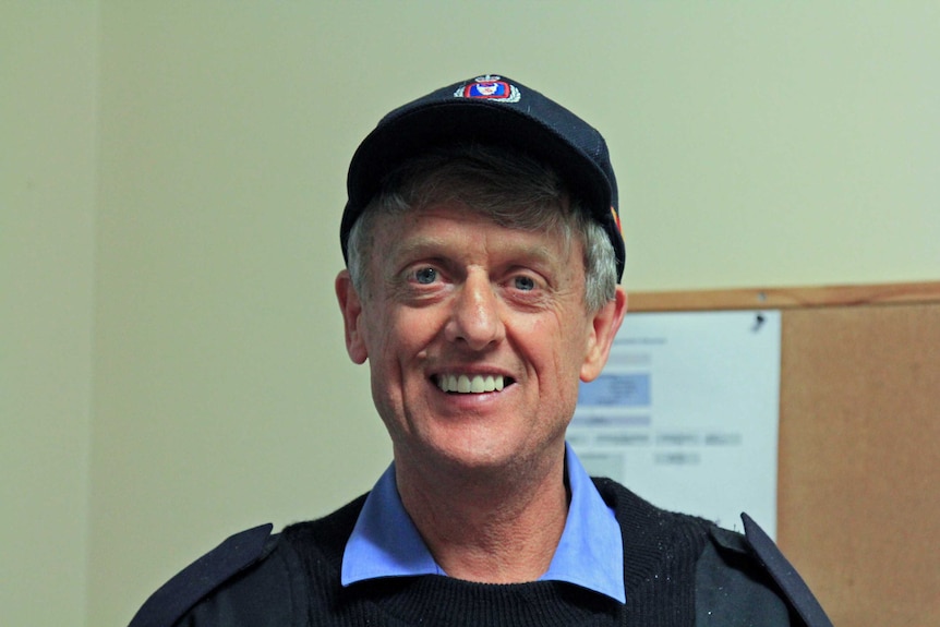 Peter Hughes, volunteer firefighter