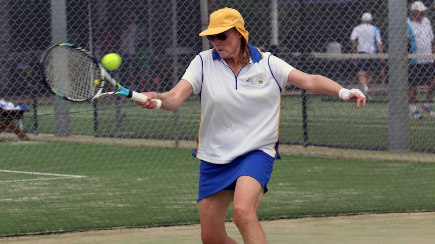 Ros Balodis is hoping to add to her list of titles at the senior tennis championships in her home town.