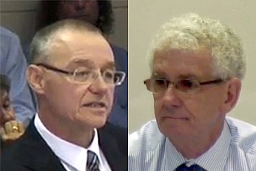 Lawyer John Lawrence and former police detective Roger Newman