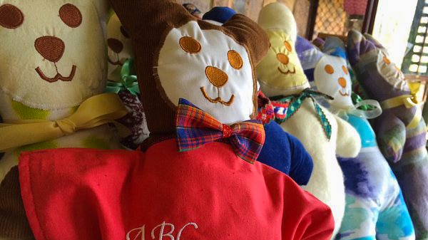 Samford Charity Craft group have sewn more than 50 teddy bears for children affected by family violence.