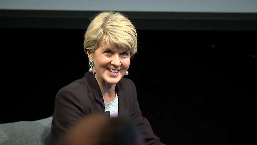 Julie Bishop recounts her "shirtfront" with putin