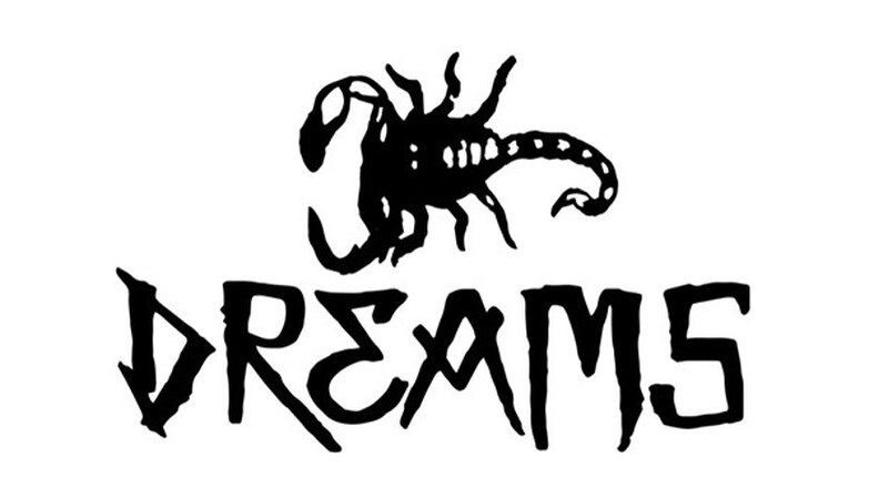 A scorpion over the word 'Dreams'