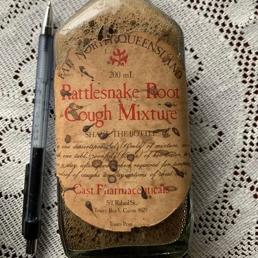 Rattlesnake Root cough mixture