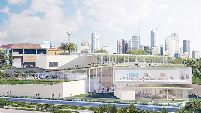 An artists impression of the Sydney Modern project