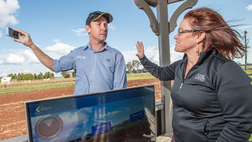 Researcher Michael Scobie has used augmented reality to create a useful app for farmers.