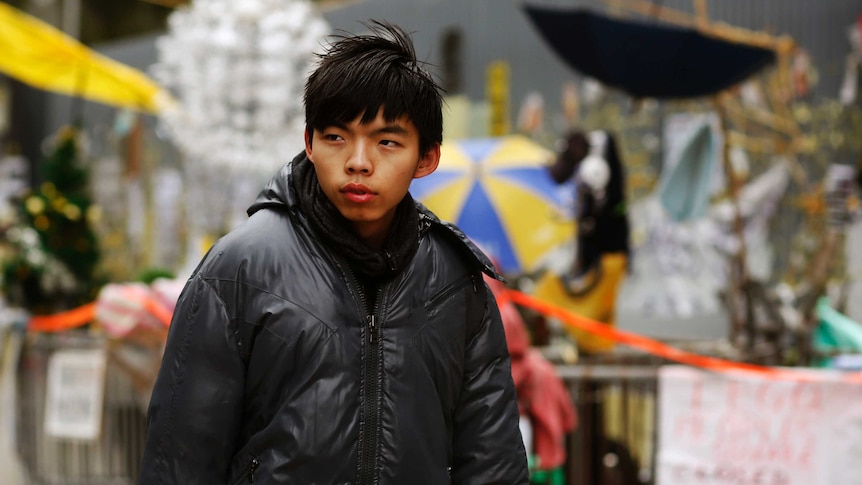 Joshua Wong was a key figure in pro-democracy protests in Hong Kong in 2014