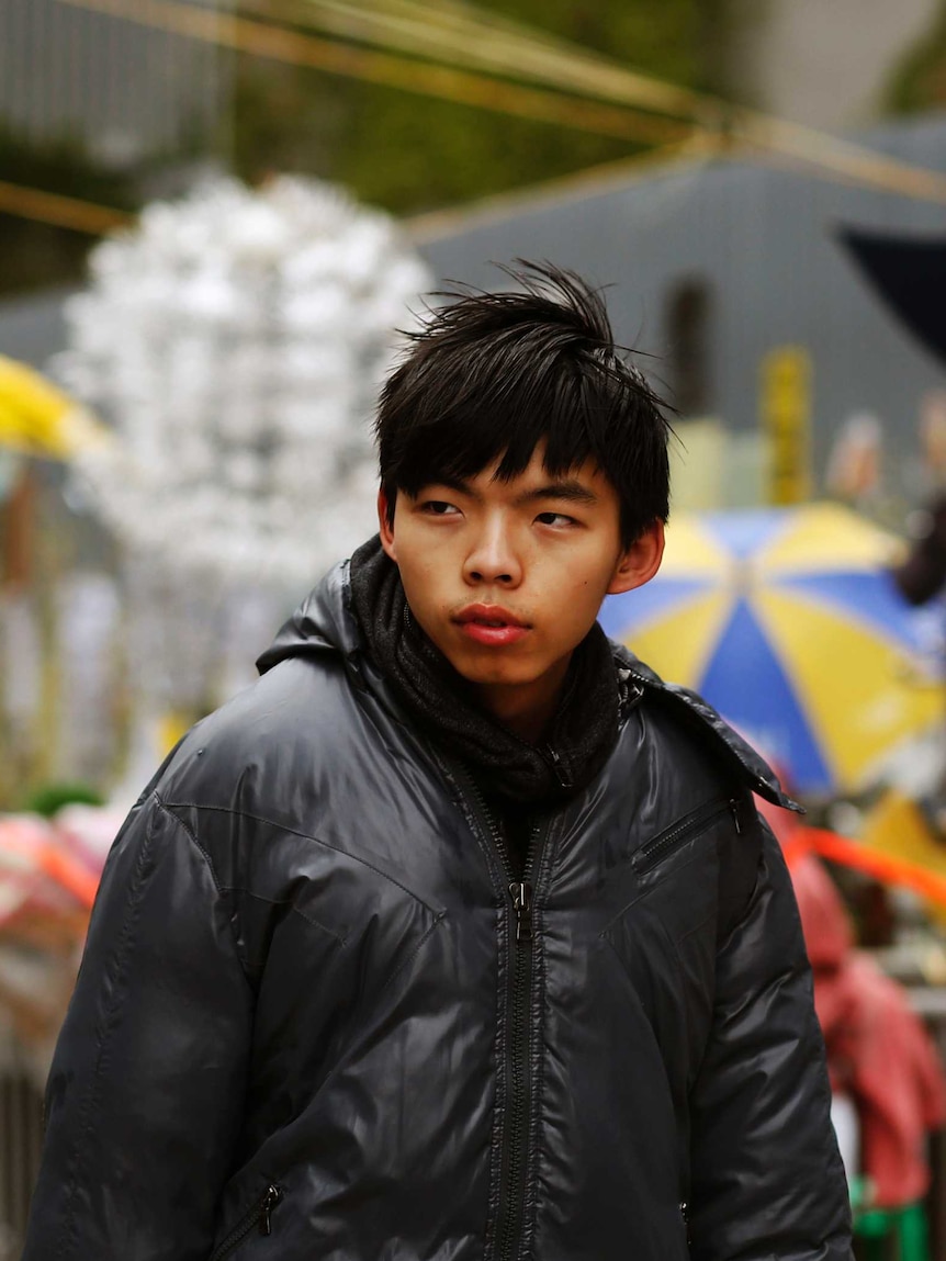 Hong Kong student leader Joshua Wong