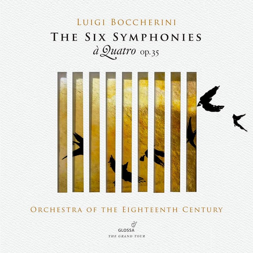 Cover art for the Orchestra of the Eighteenth Century's recording of Boccherini's Six Symphonies, Op. 35