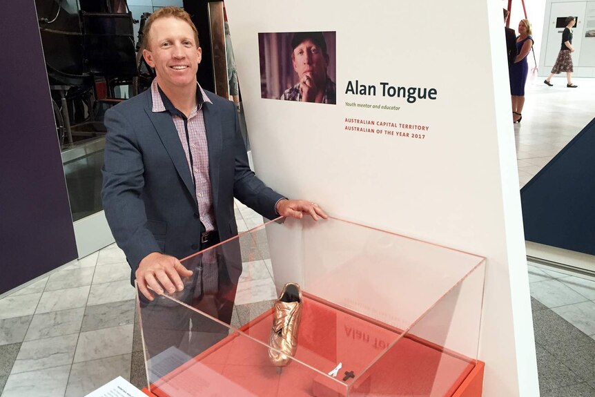 Alan Tongue at the National Museum of Australia.