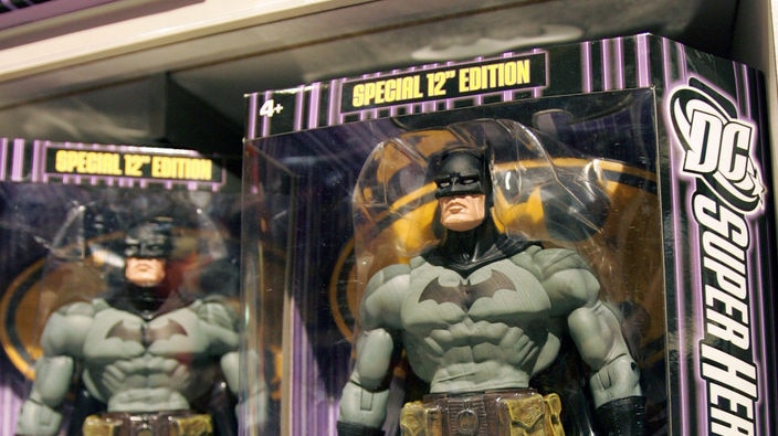 Product recall: Batman toys on display